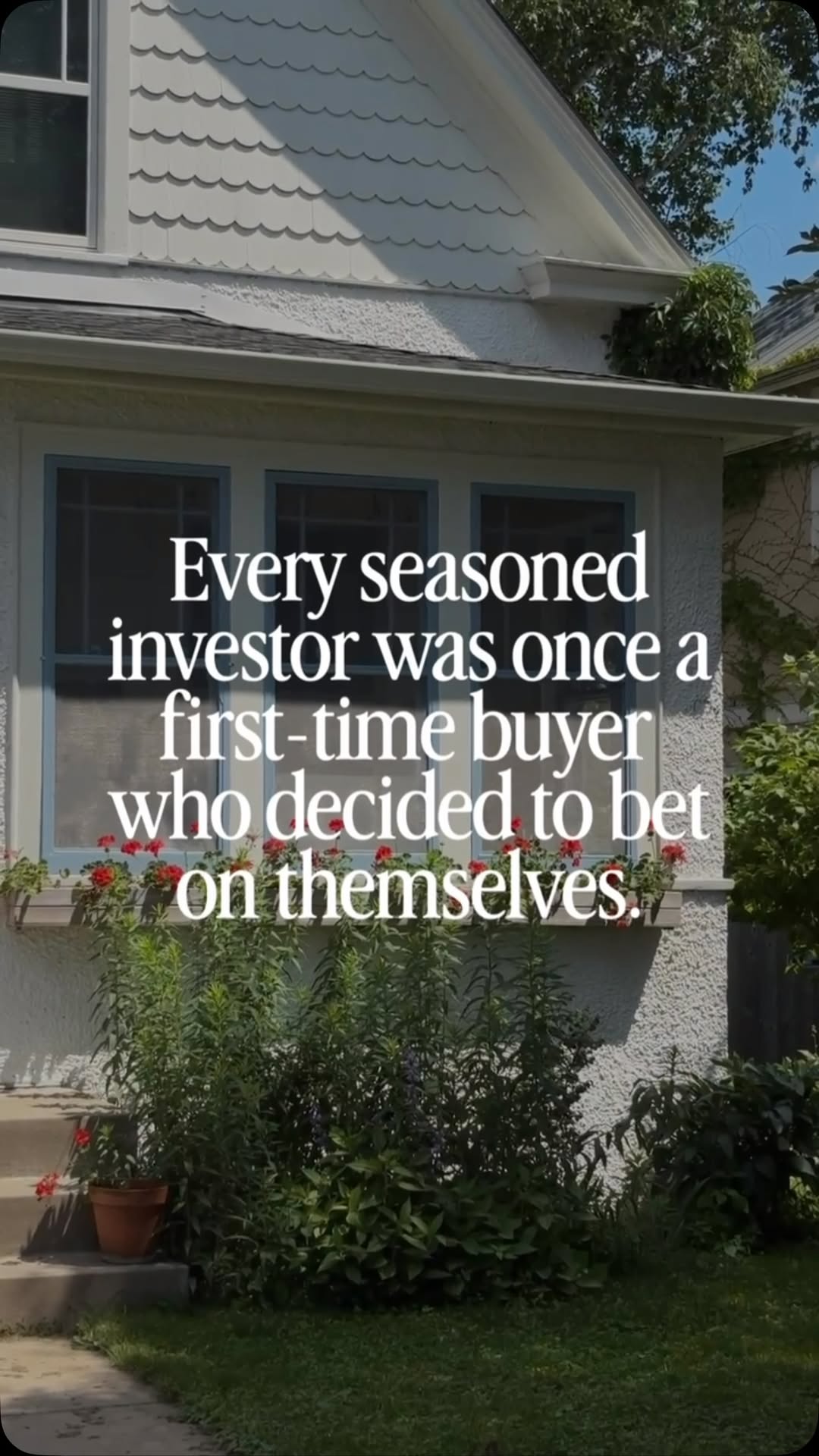 Instagram post by Olivia Bardinelli: Every seasoned investor was once a first-time buyer who decided to bet on themselves. 🏡
